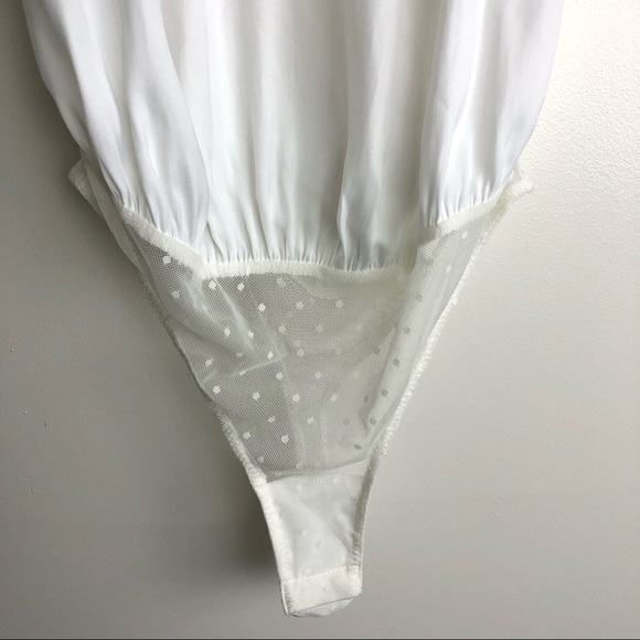 FREE PEOPLE Melrose Ivory Lace Bodysuit - Picture 7 of 12